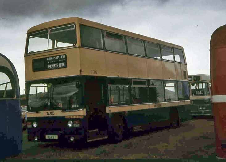 West Midlands PTE Leyland Titan TN15 Park Royal 7002